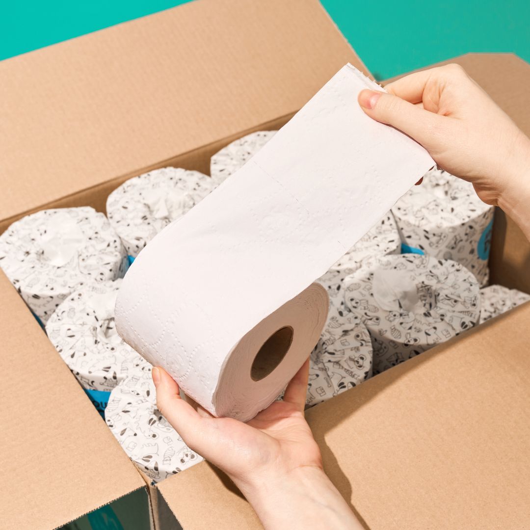 100% Recycled Toilet Paper - 48 Double Length Rolls