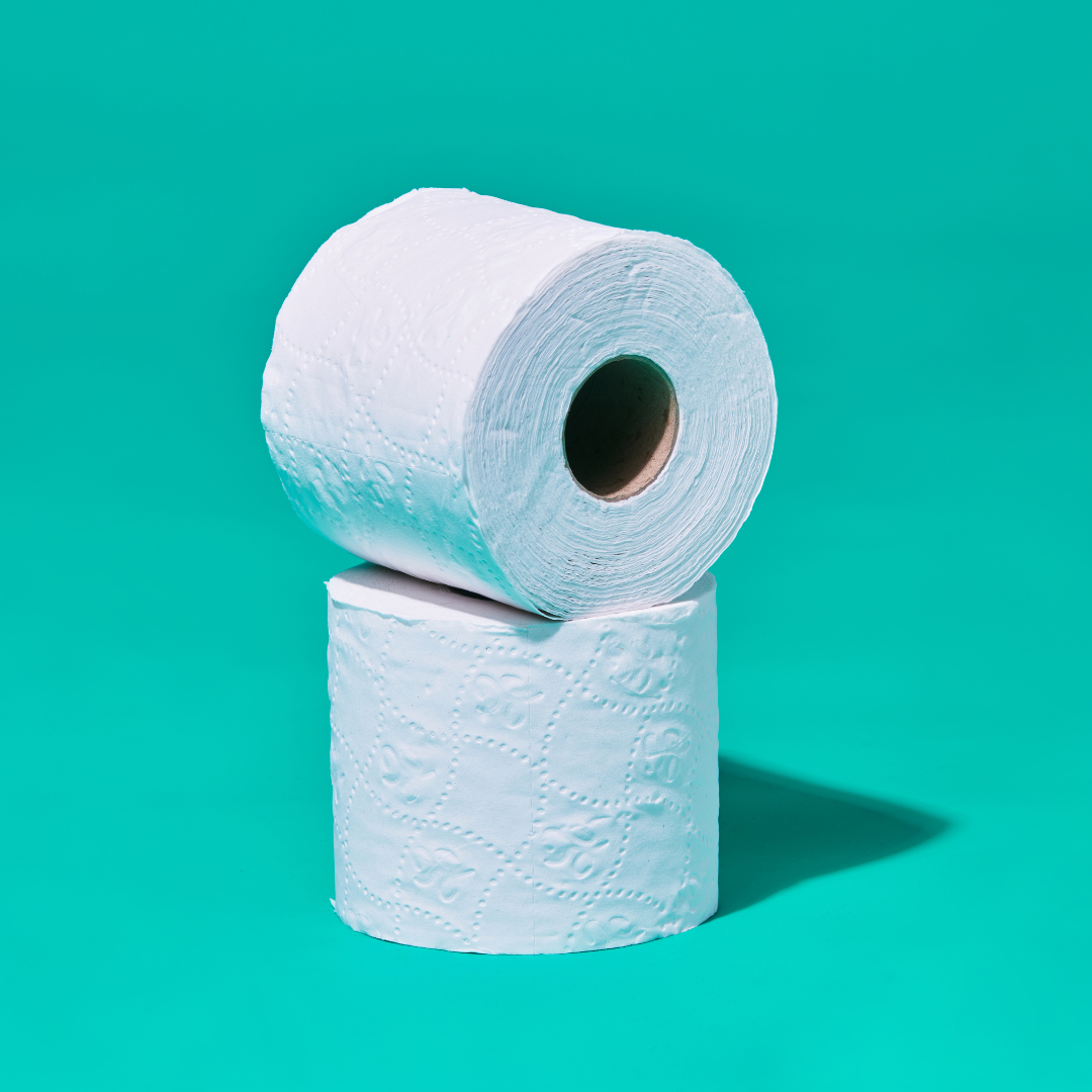 100% Recycled Toilet Paper - 48 double length naked rolls