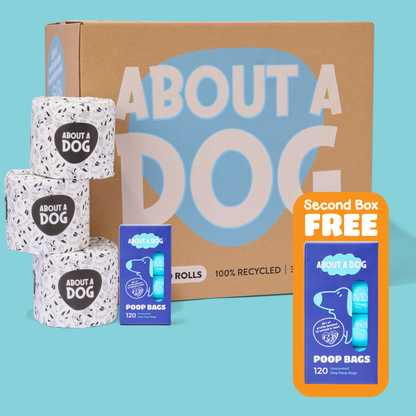 Yours and Theirs Bundle - 48 Toilet Rolls + 2 Boxes Dog Poo Bags