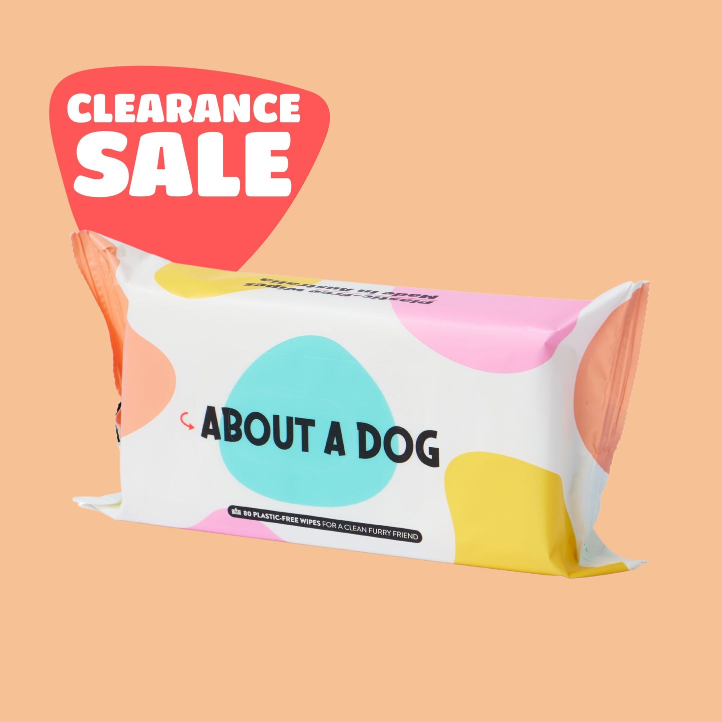 Plastic Free Dog Grooming Wipes