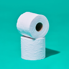100% Recycled Premium Toilet Paper - 48 double length naked rolls