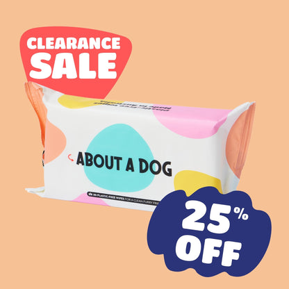 Plastic Free Dog Grooming Wipes