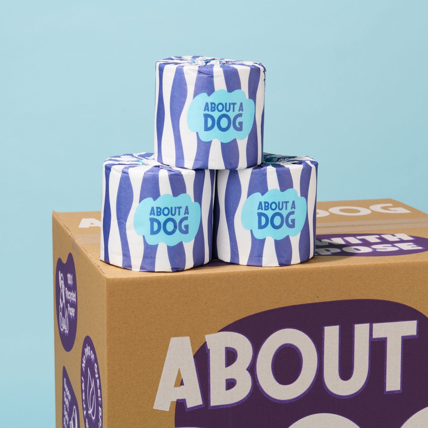 Premium Recycled Toilet Paper - 48 Double Length Rolls