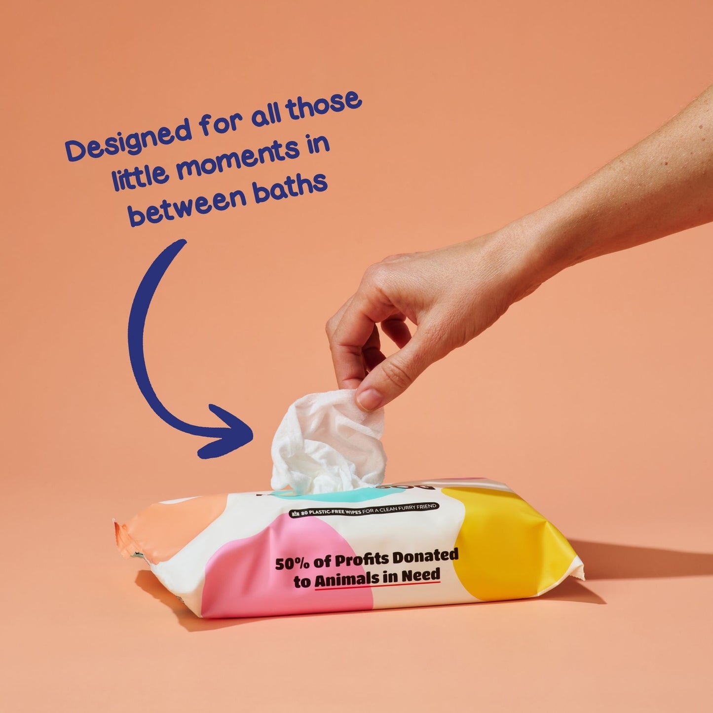 Plastic Free Dog Grooming Wipes