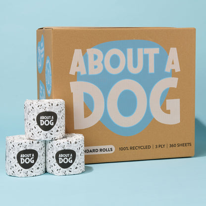 100% Recycled Toilet Paper - 48 Double Length Rolls