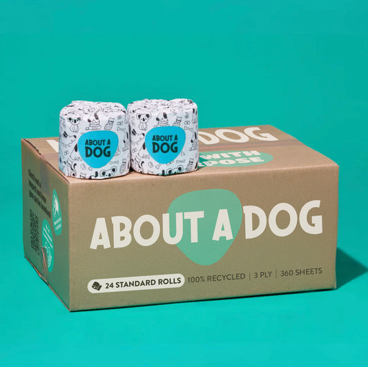 100% Recycled Toilet Paper - 24 Double Length Rolls