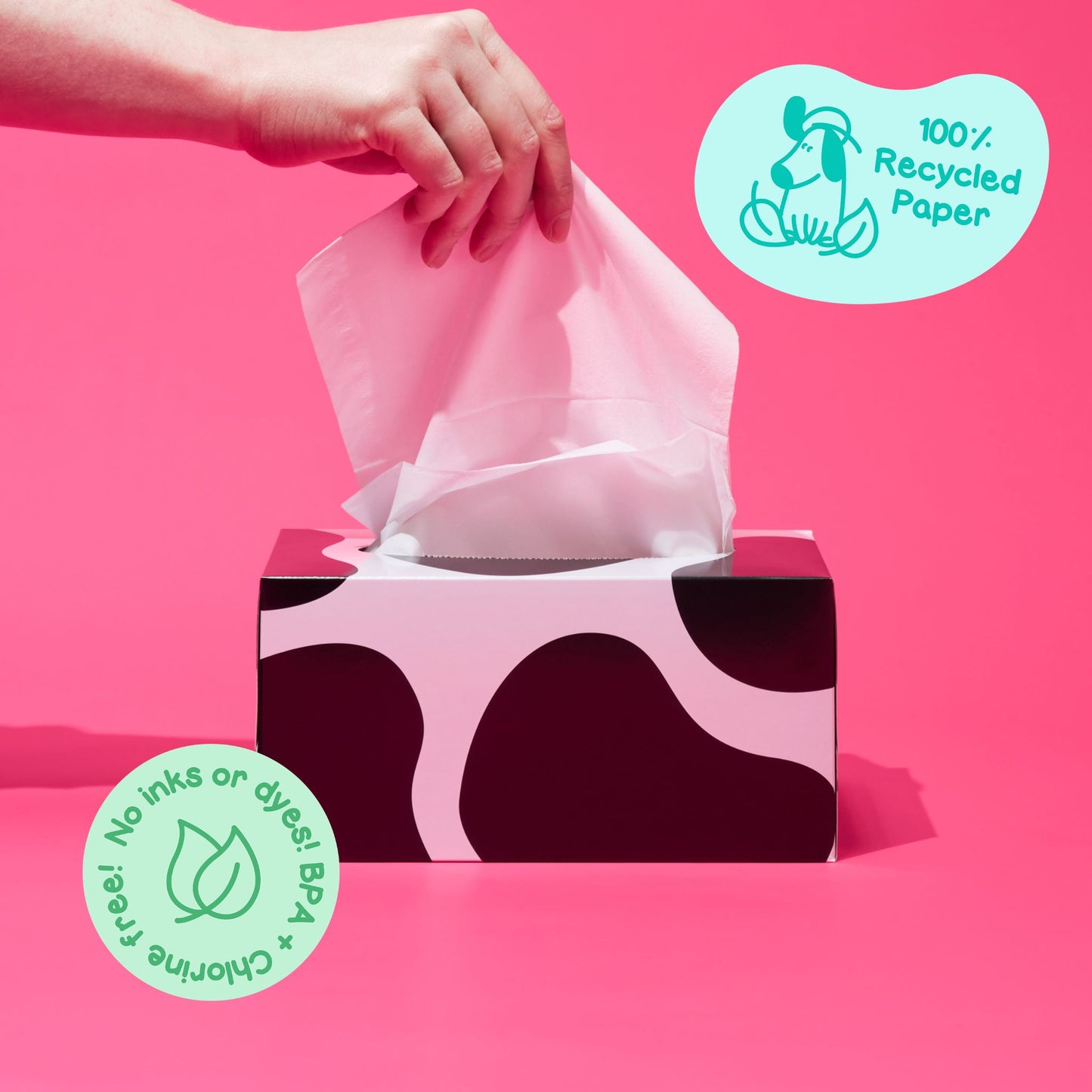Facial Tissue - 3 Boxes Per Carton - 2ply - 200 Sheet - 100% Recycled